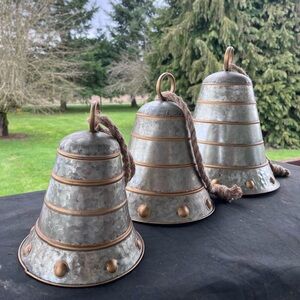 3 Metal Bells